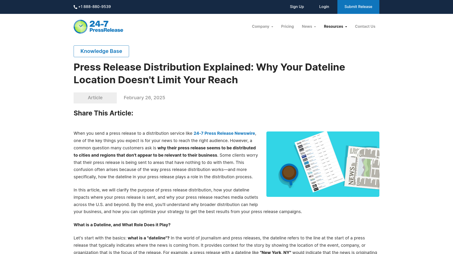 24-7 Press Release — Press Release Distribution Explained Why Your Da