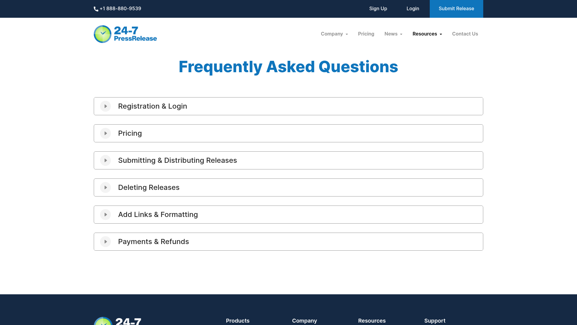 24-7 Press Release — Faq