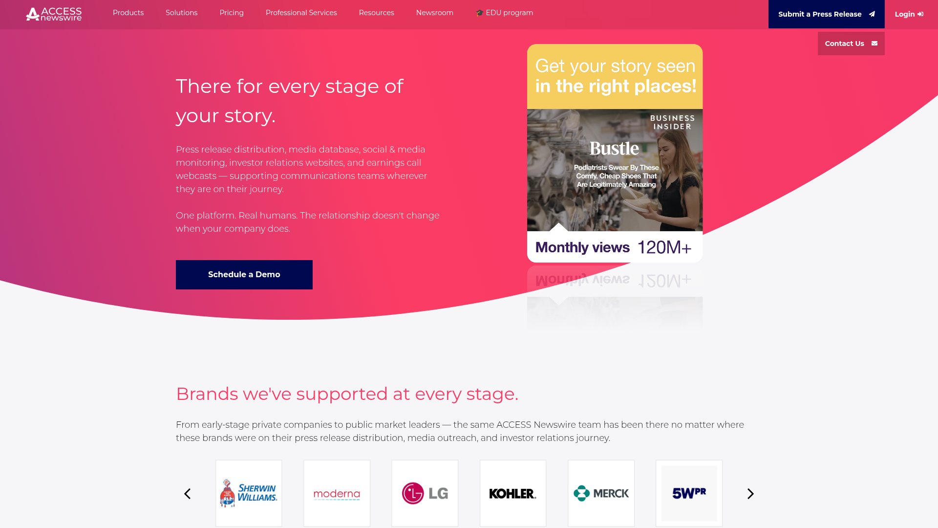 ACCESSWIRE homepage