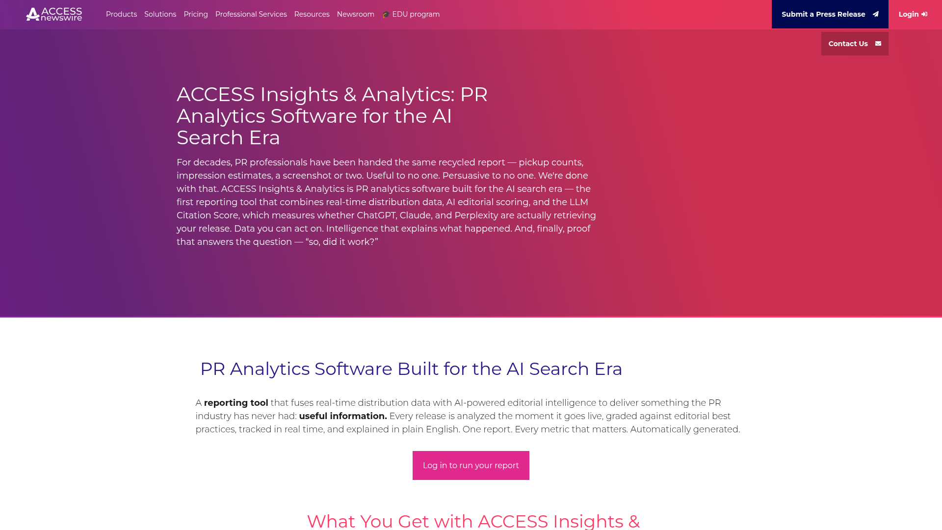 ACCESSWIRE — Insights And Analytics