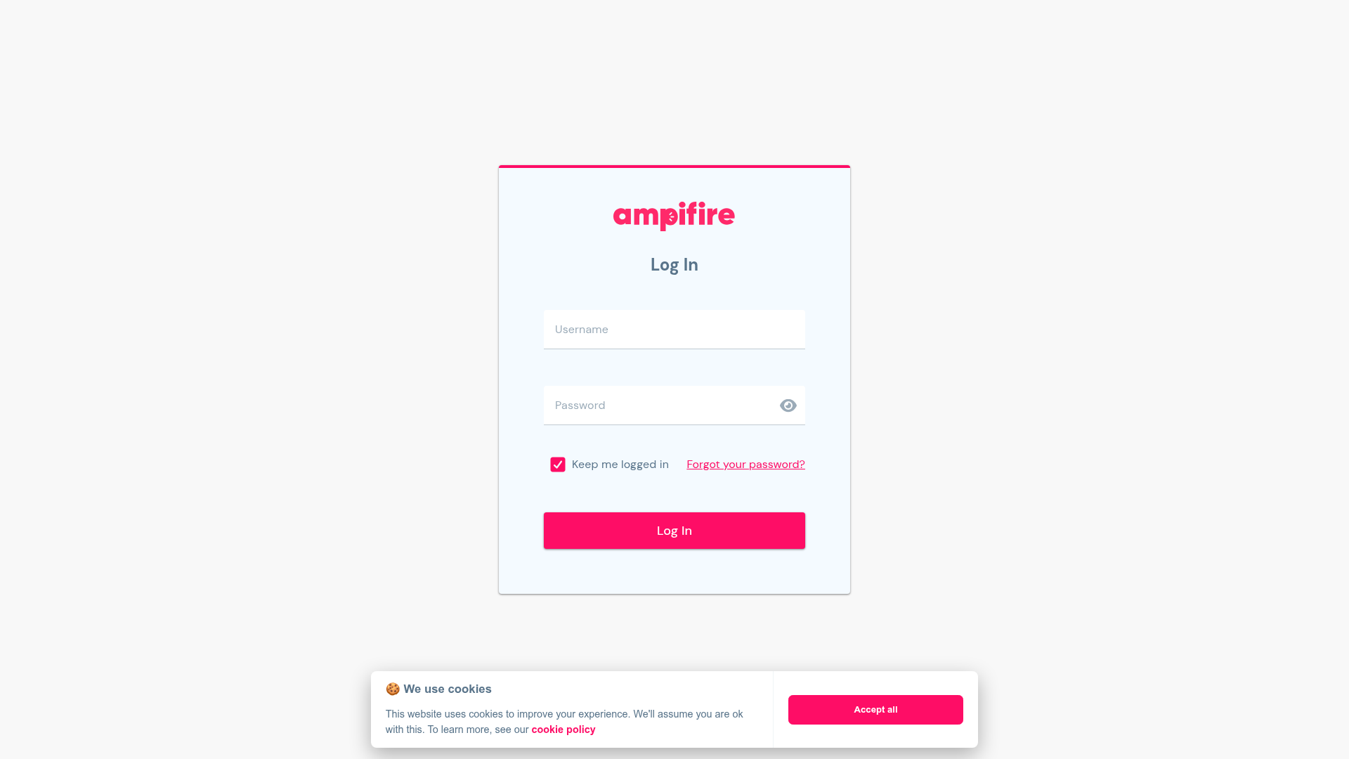 AmpiFire — Login