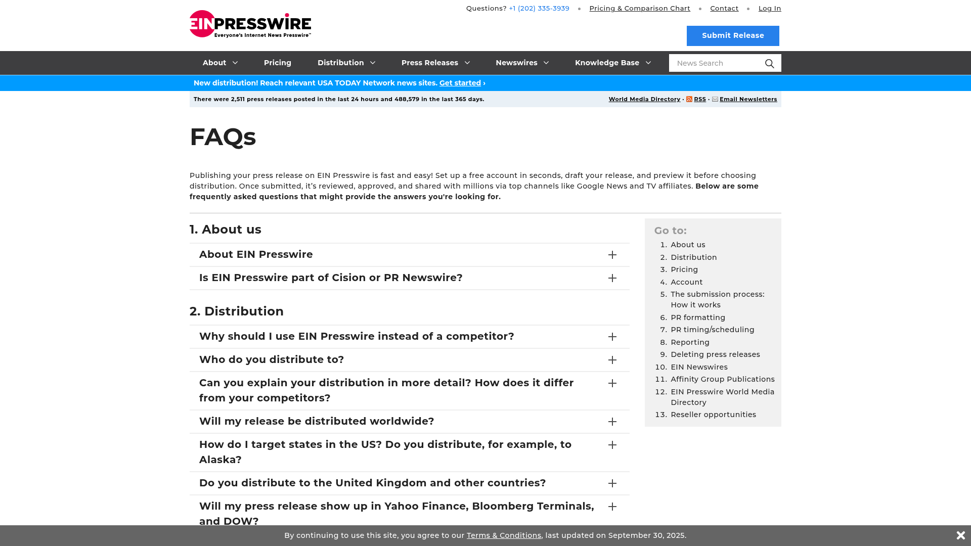 EIN Presswire — Faq