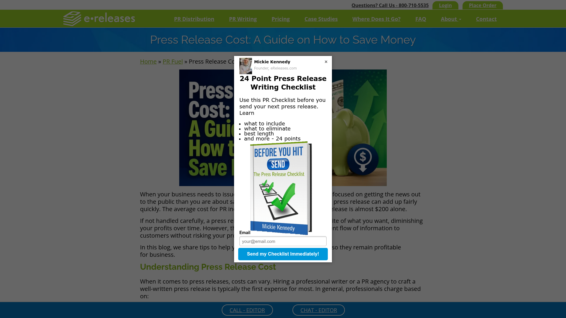 eReleases — Press Release Cost A Guide On How To Save Money