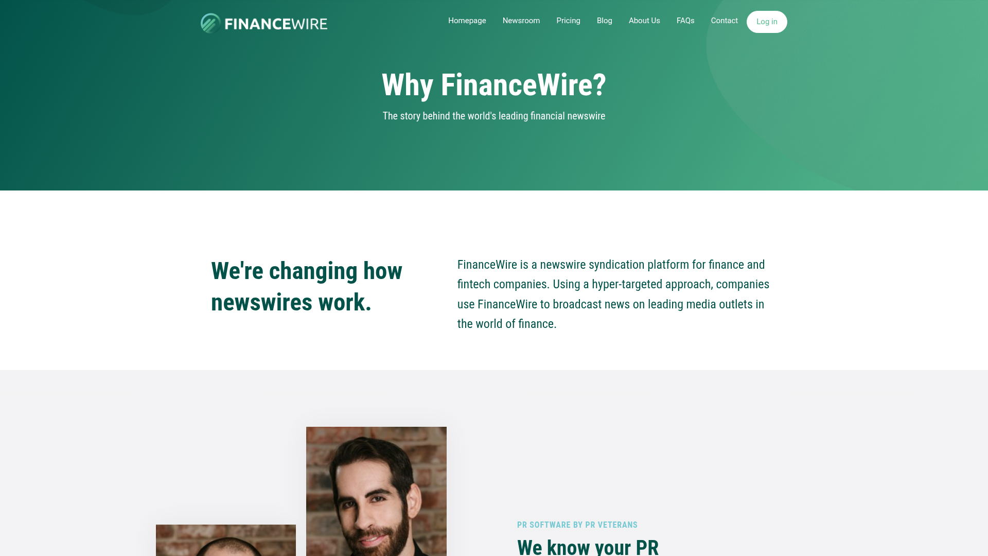FinanceWire — About Us