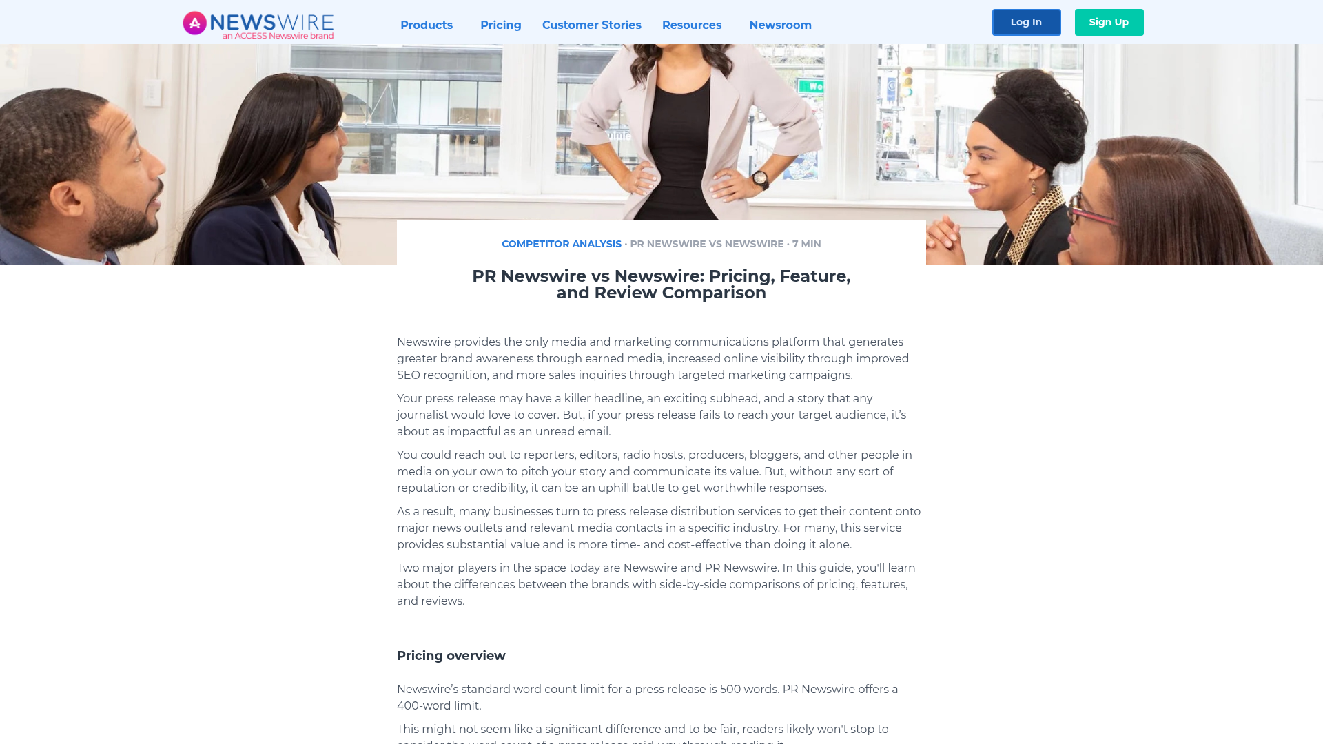 Newswire.com — Prnewswire Vs Newswire