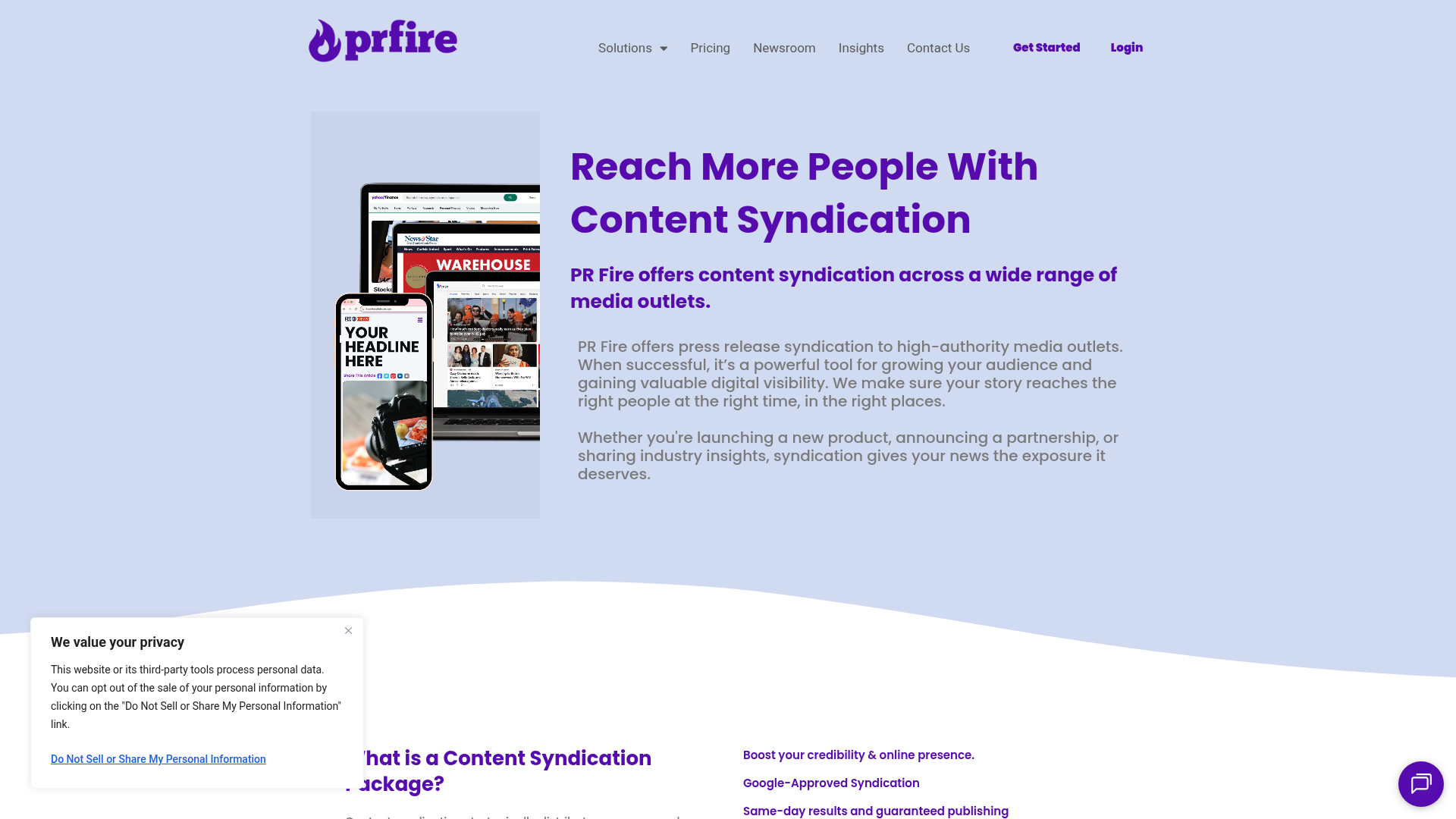 PR Fire — Content Syndication