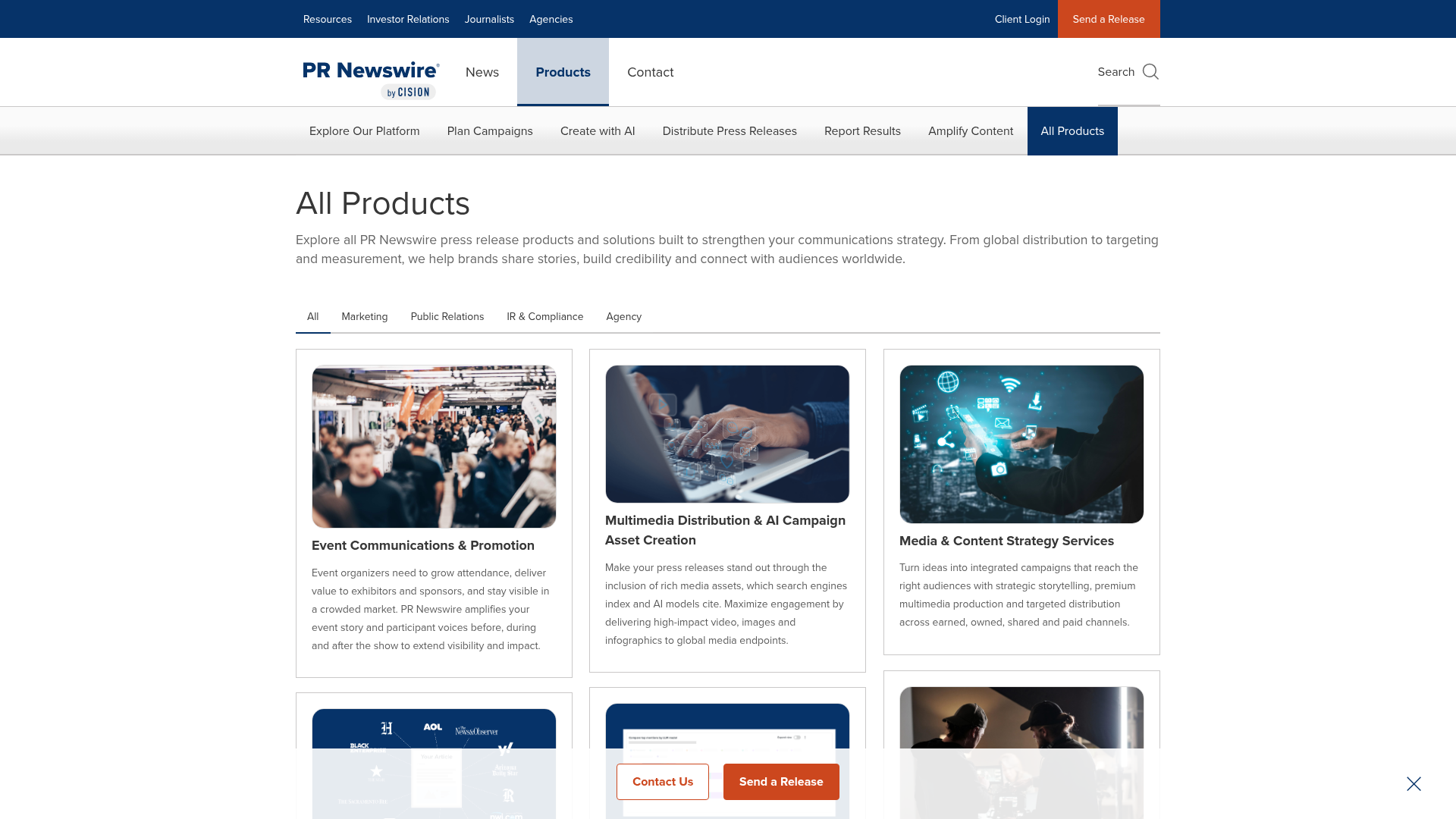 PR Newswire — All Products