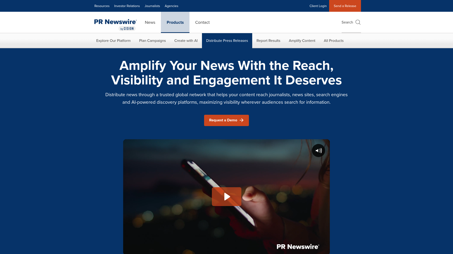 PR Newswire — Pr Distribution And Placement