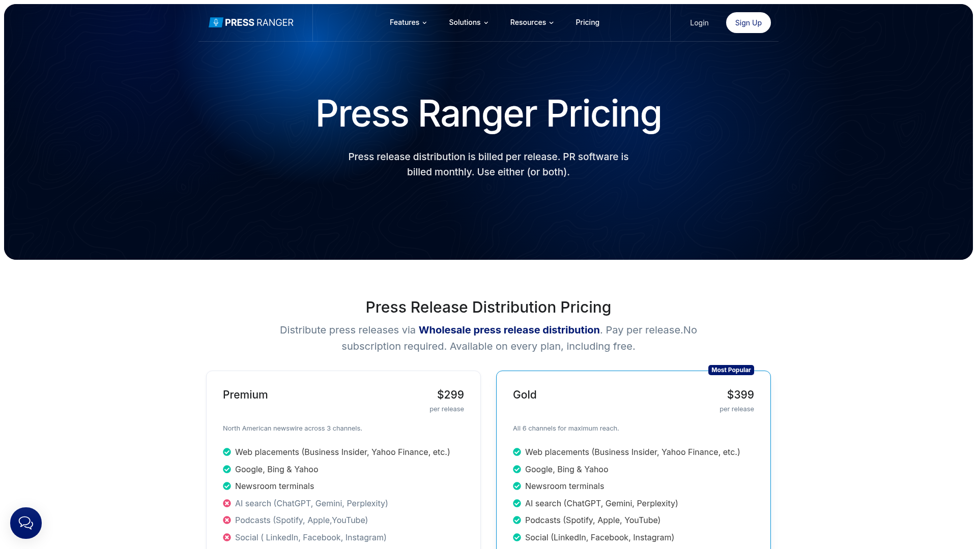 Press Ranger — Pricing