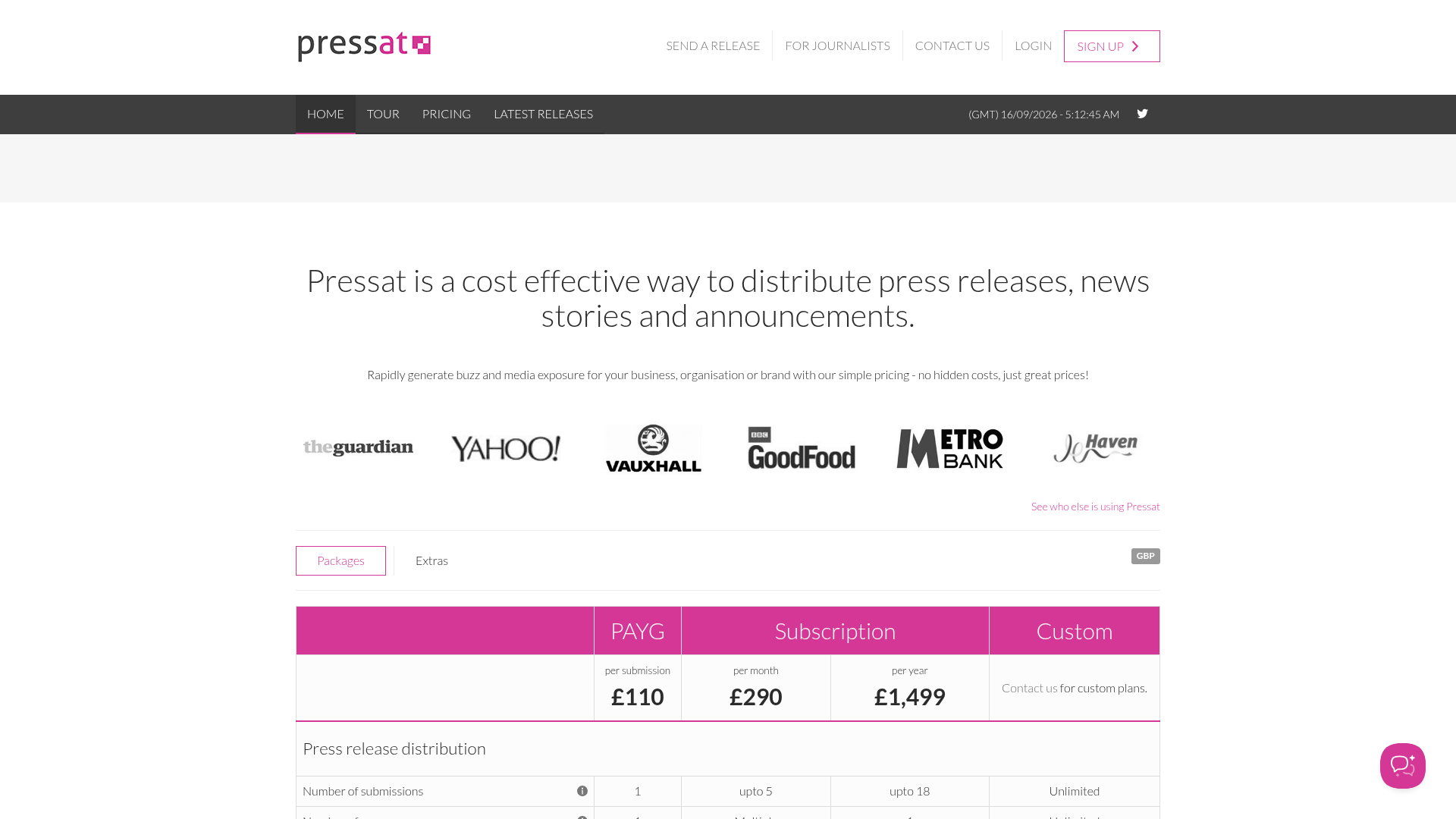 Pressat — Press Packages