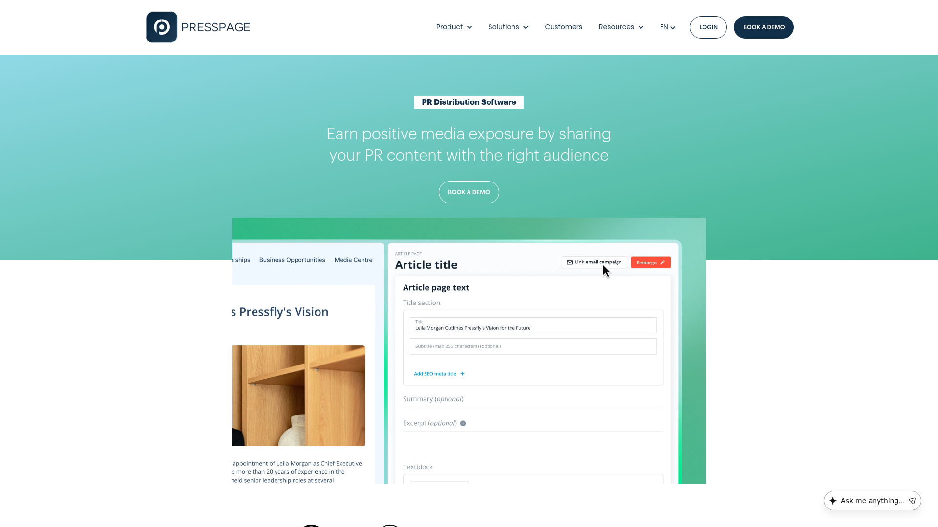 Presspage — Pr Distribution Software