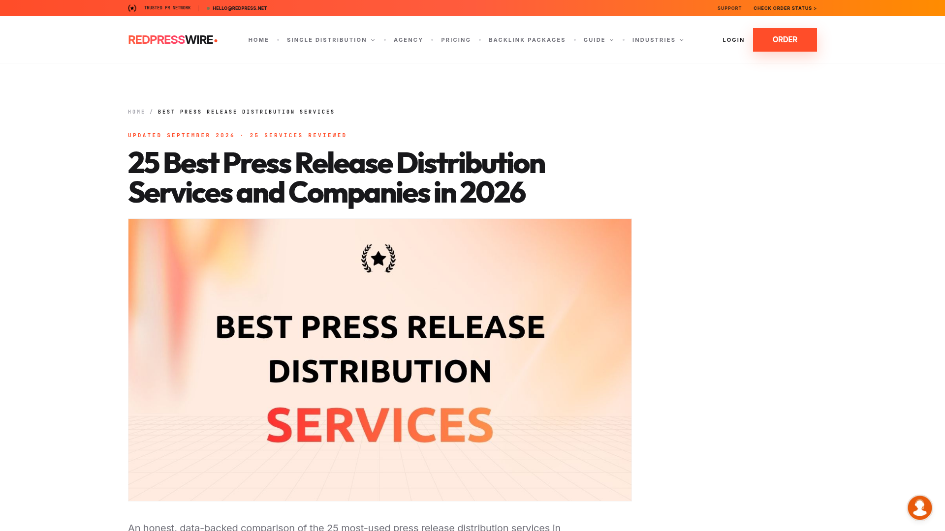 RedPress — Best Press Release Distribution Services