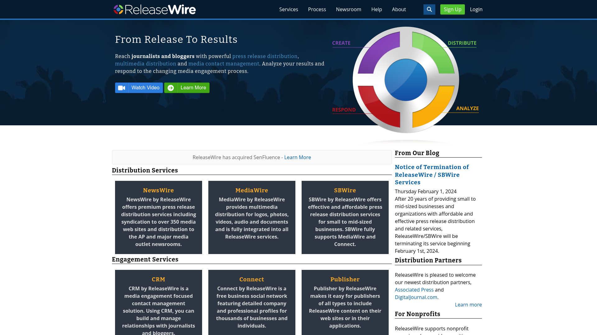 ReleaseWire — Homepage