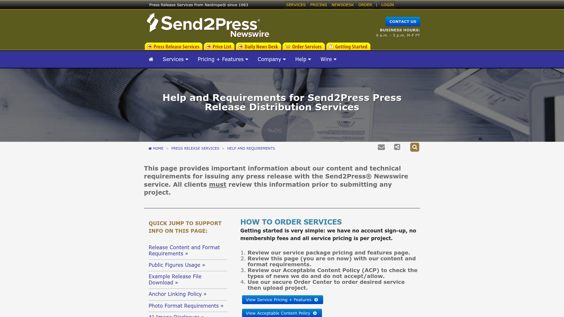 Send2Press — Index